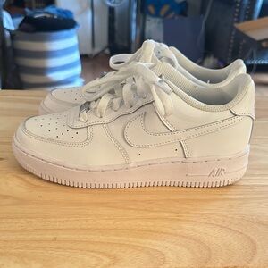 Nike Air Force Kids White Sneakers
